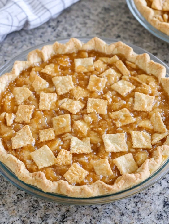 Mock Apple Pie Plate