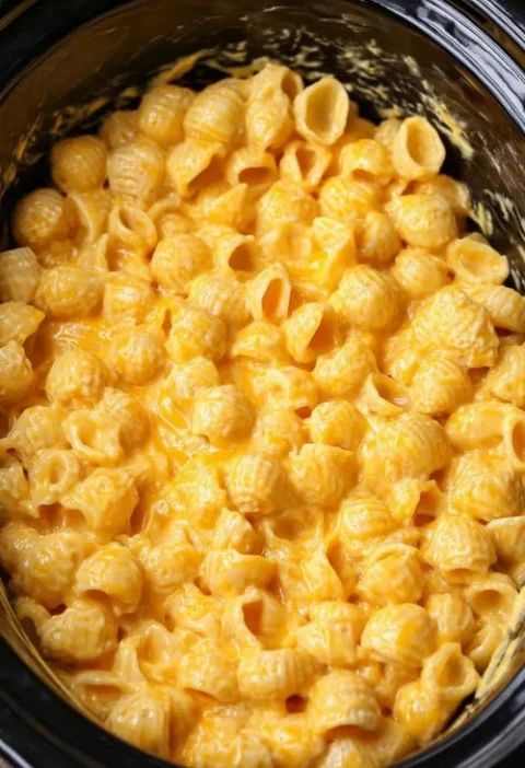 Slow Cooker 4ingredient Mac Cheese