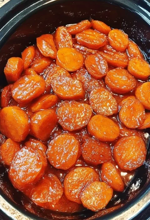 Slow Cooker Amish Honey Glazed Carrots