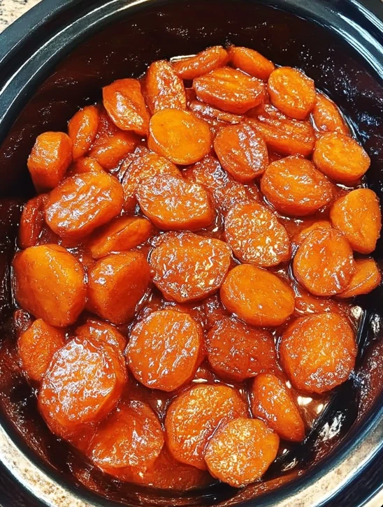 Slow Cooker Amish Honey Glazed Carrots