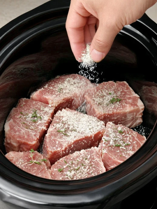 Slow Cooker Creamy Ranch Pork Chops