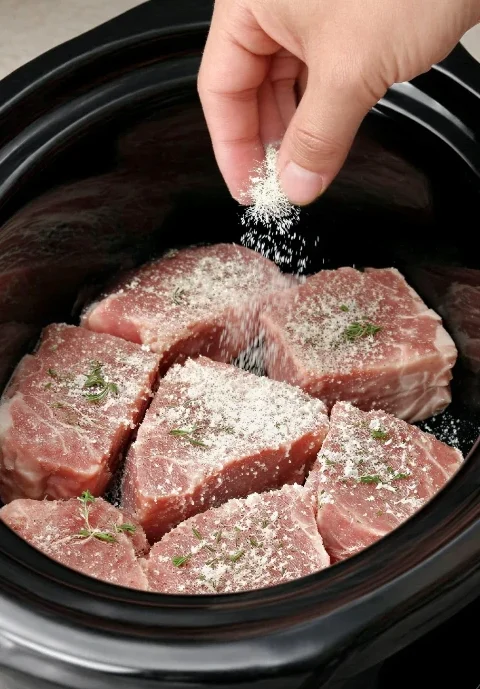 Slow Cooker Creamy Ranch Pork Chops