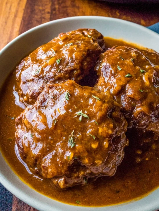 Slow Cooker Salisbury Steak