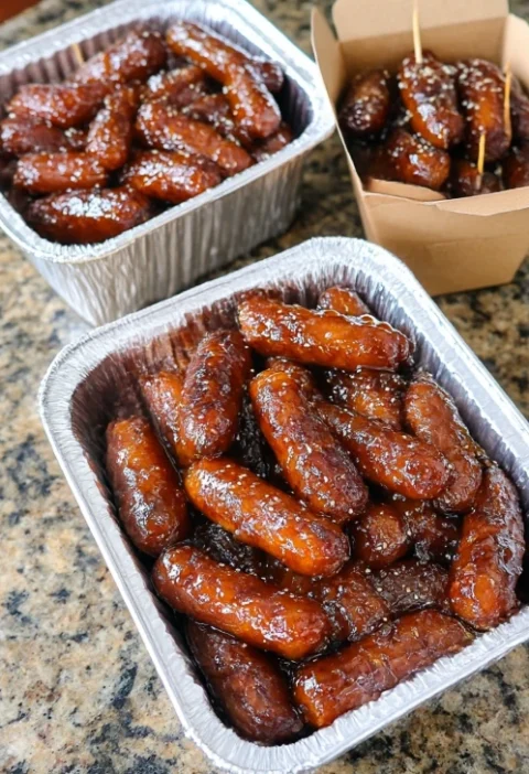 Southern Honey Mustard Lil Smokies Made Cocktail Sausages