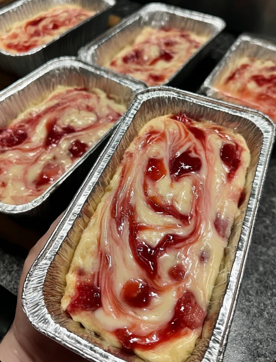 Strawberry Swirl Loaf