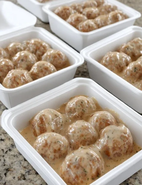 Swedish Meatballs Made Frozen Cream Mushroom Soup