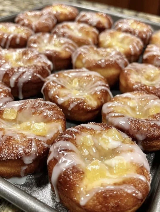 Warm Baked Apple Fritters
