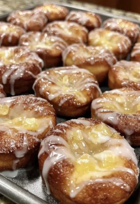 Warm Baked Apple Fritters