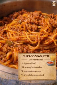 Warm Sunday-Style Chicago Spaghetti