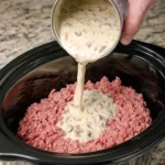 Slow Cooker 3-Ingredient Creamy Mushroom Chicken