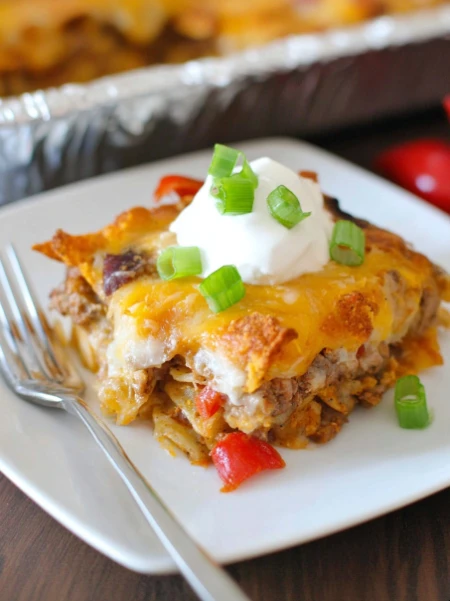 Beef Dorito Casserole