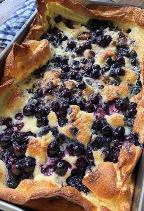 Blueberry Dutch Baby Bake