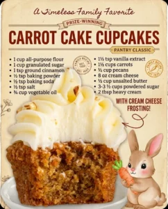 CARROT CAKE Cupcakes