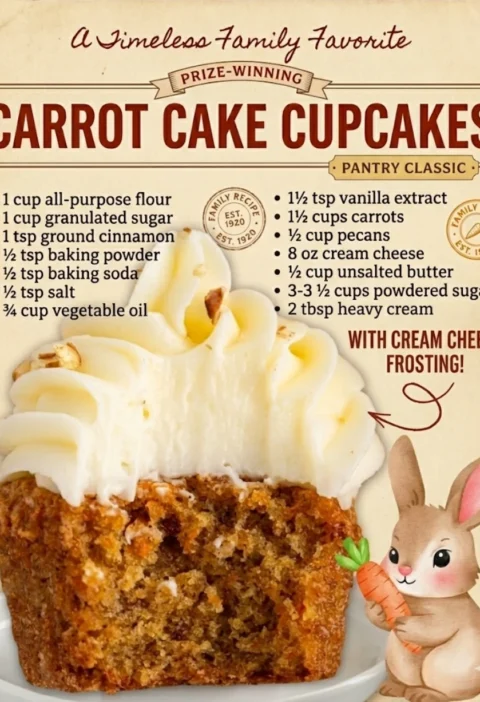 Carrot Cake Cupcakes