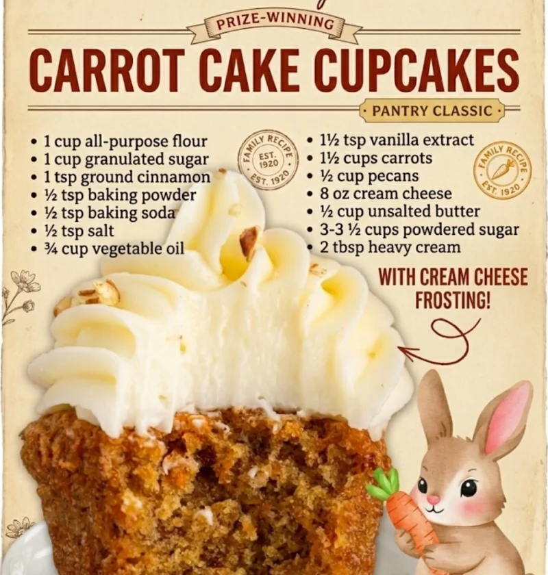 Carrot Cake Cupcakes