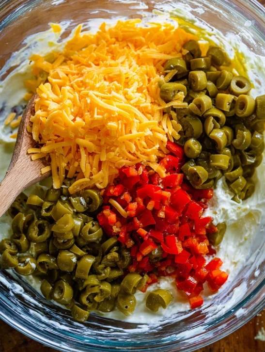 Cheddar Olive Dip