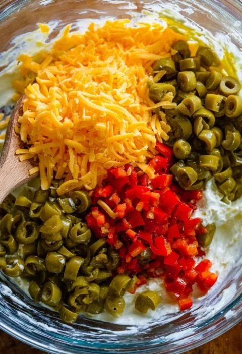 Cheddar Olive Dip