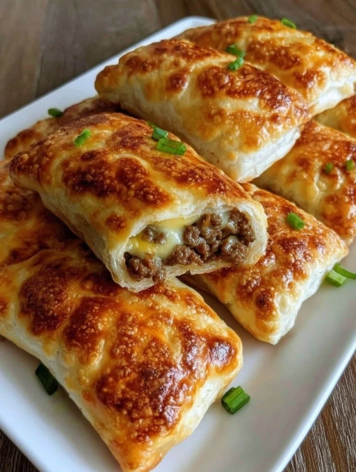Cheesy Beef Taco Pockets
