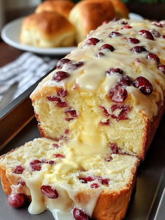 Cream Cheese Cranberry Loaf