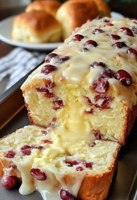 Cream Cheese Cranberry Loaf