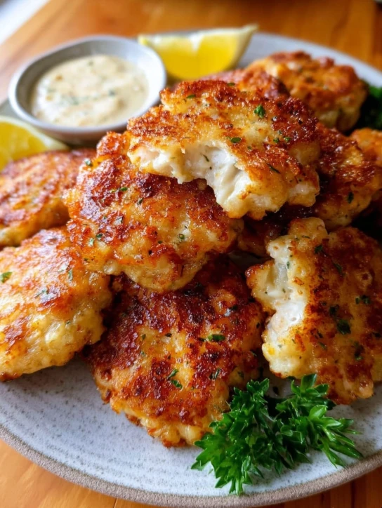 Crispy Chicken Fritters