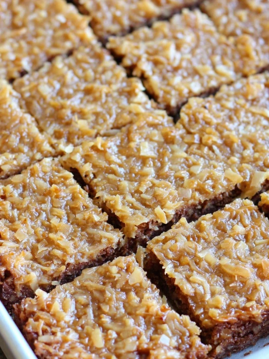 German Chocolate Sheet Cake