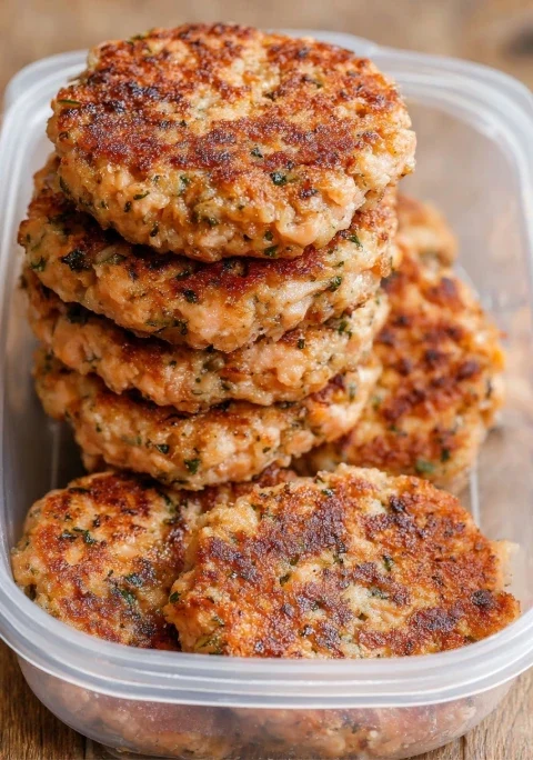 Low Carb 3ingredient Salmon Patties