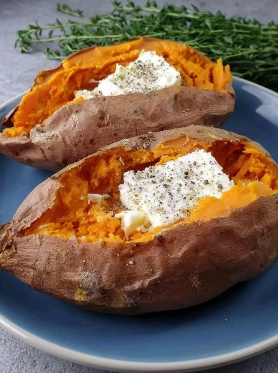 Microwave Sweet Potato