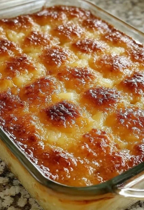 Oldfashioned Family Pineapple Bake