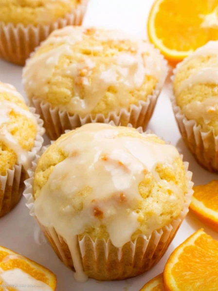 Orange Vanilla Buttermilk Muffins
