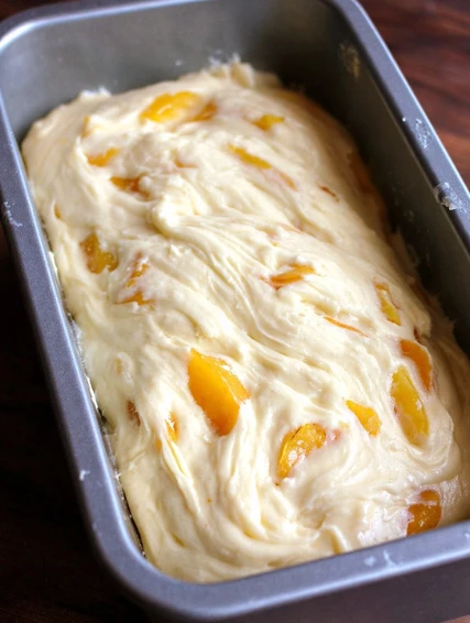 Peaches & Cream Cheese Loaf