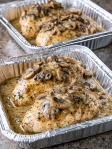 Slow Cooker 3-Ingredient Creamy Mushroom Chicken