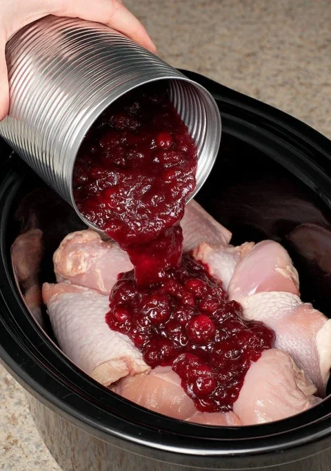 Slow Cooker 3ingredient Cranberry Chicken