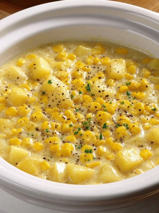 Slow Cooker 4-Ingredient Corn Chowder