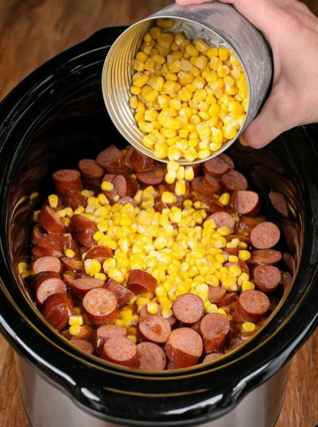 Slow Cooker 5ingredient Amish Sausage Chowder