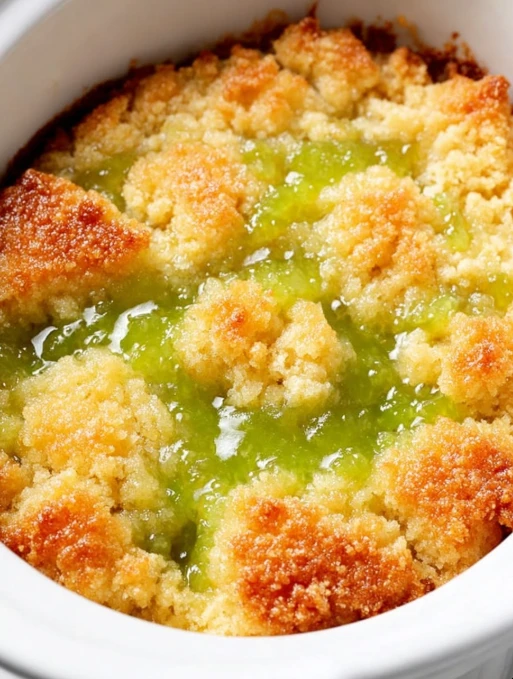 Slow Cooker Key Lime Cobbler
