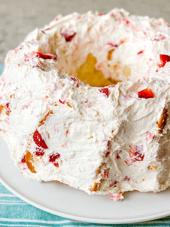 Strawberry Angel Cake