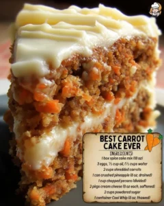 Carrot Cake Recipe
