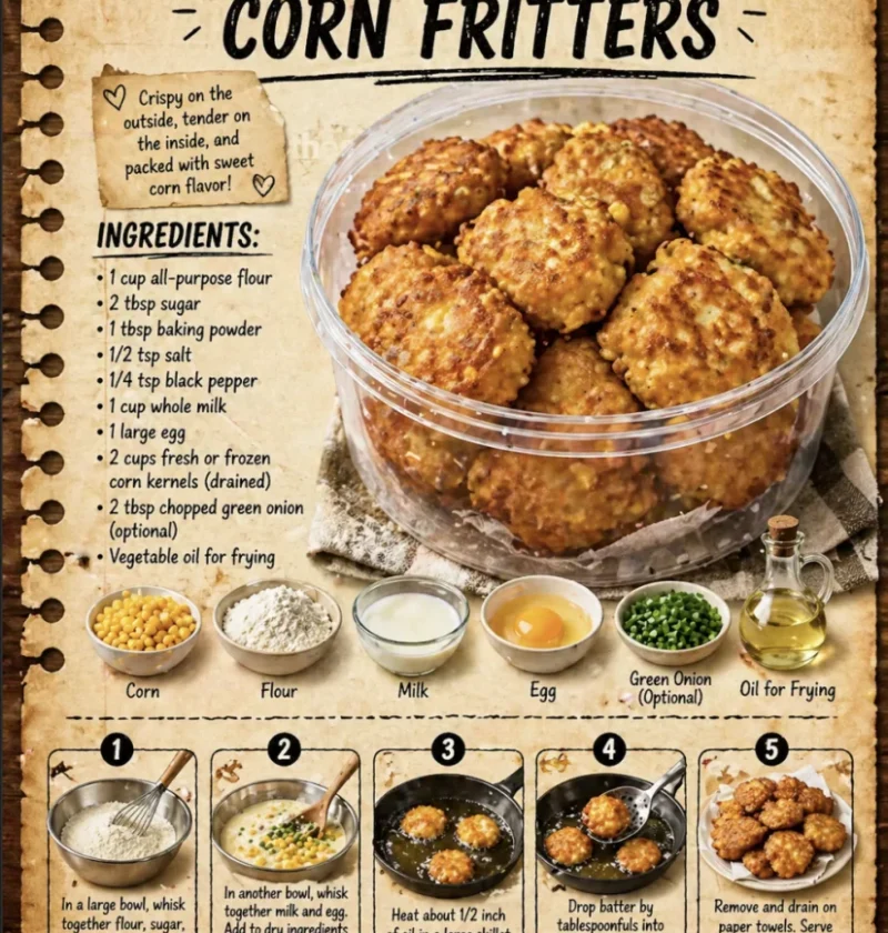 old-fashioned corn fritters