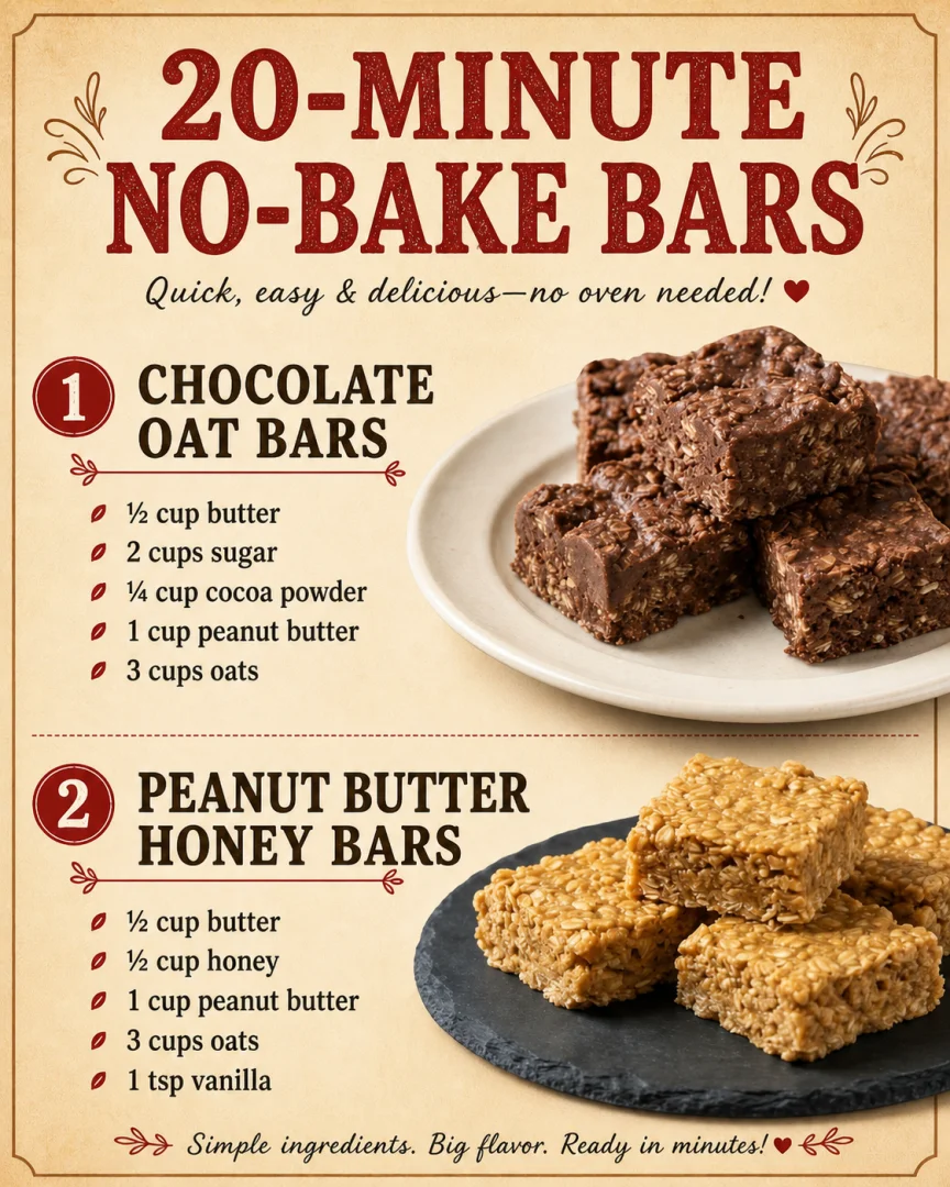 20-Minute No-Bake Bars