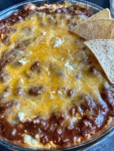 3-Ingredient Chili Cheese Dip