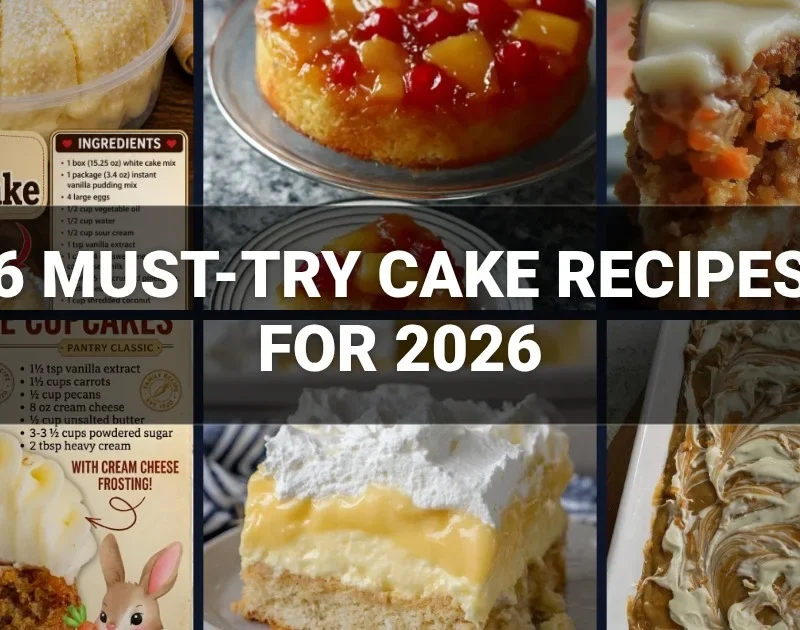 6 must-try cake recipes