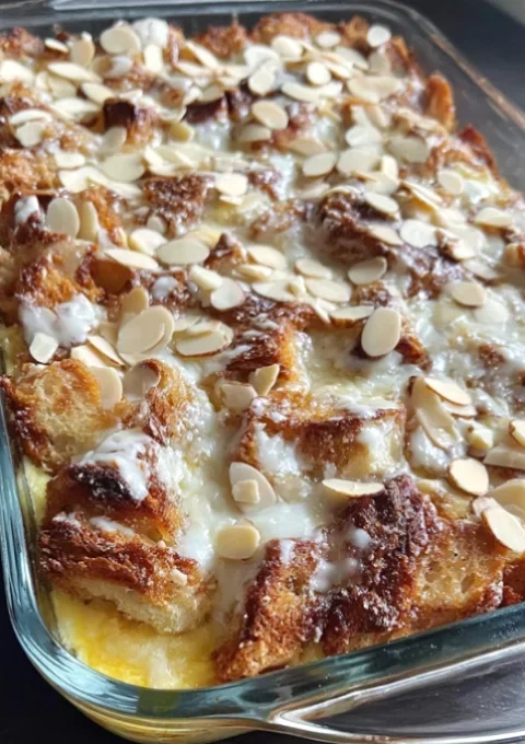Almond Croissant Breakfast Bake