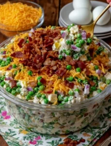 Bacon Pea Salad