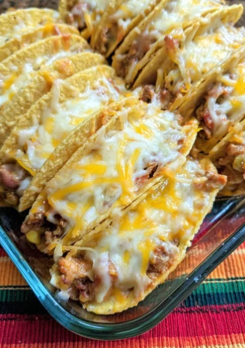 Baked Cream Cheese Chicken Tacos