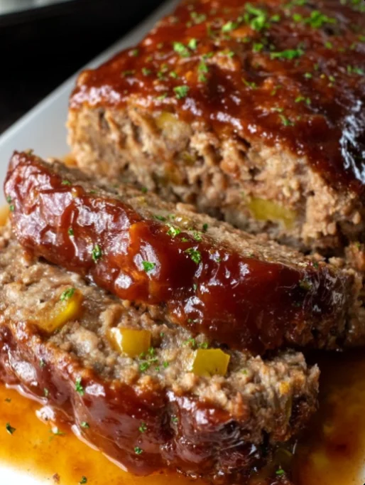 BBQ glazed meatloaf