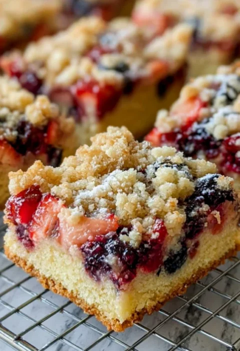 Berry Streusel Coffee Cake