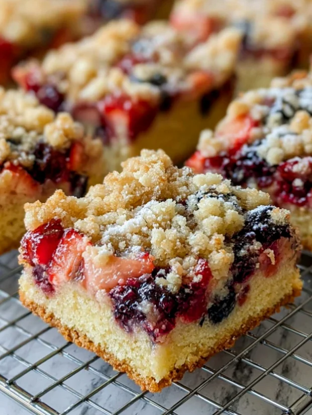 Berry Streusel Coffee Cake