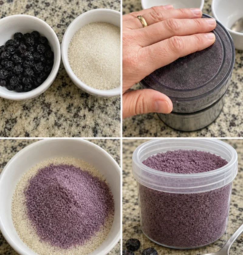 Blueberry Sugar recipe homemade