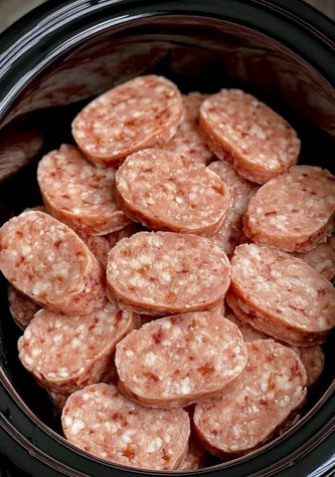 Canned pork luncheon meat